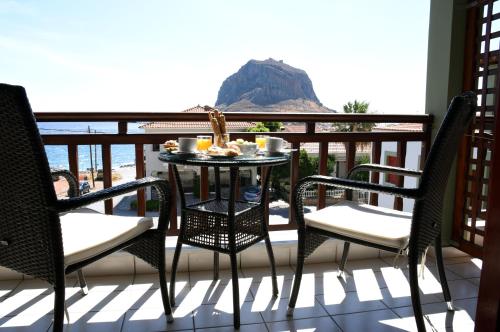 Erkély/terasz, The Flower of Monemvasia Hotel in Monemvaszia