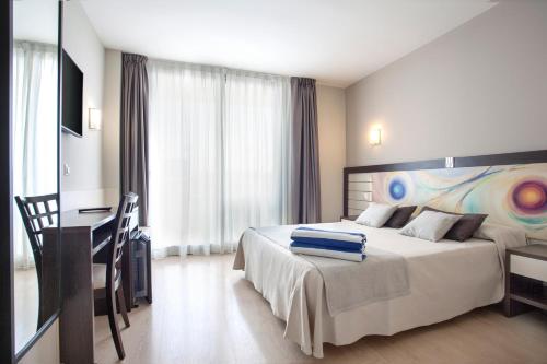 Tweepersoonskamer met 1 of 2 bedden, met uitzicht
