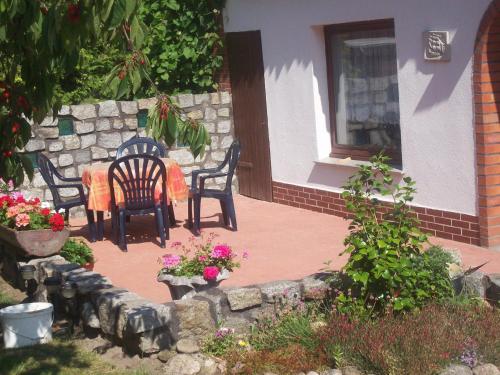 Balkons/terase, Tranquil Bungalow in Alt Bukow in Alt Bukow