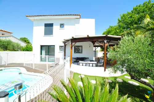 La Grande Motte Villa 4* à 250m des plages gîte à louer Cabanes de Salaison