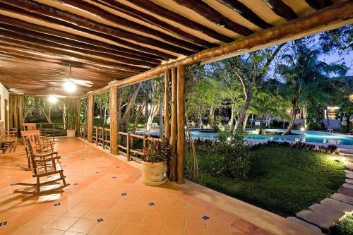 Erkély/terasz, The Lodge At Uxmal in Uxmal