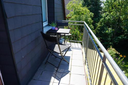 Terraza/balcón, Ferienwohnung Kochel mit Wallbox in Gifhorn