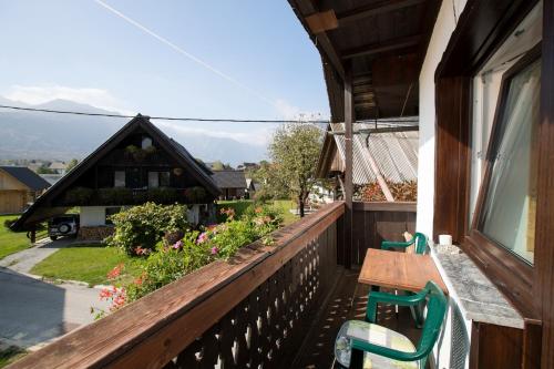 Balkon/Terrasse, Rooms Pekovec Bohinj in Bohinjsko Jezero