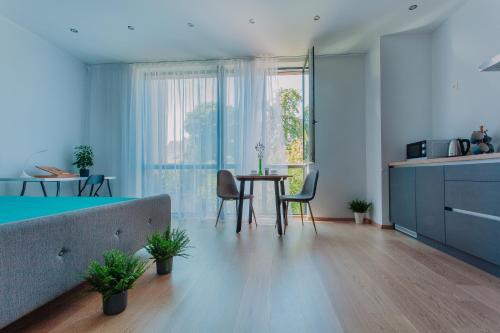 1-bedroom penthouse with underground parking, Ryga (zdjęcie 8)