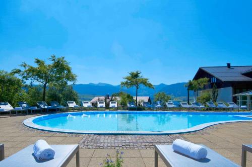 Swimming pool, Allgau Sonne in Oberstaufen