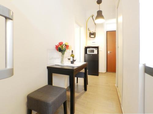 Black and White Movie Apartment