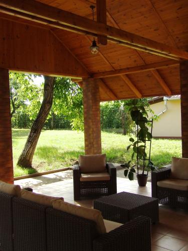 Balcony/terrace, Eszter Vendeghaz in Tiszafured