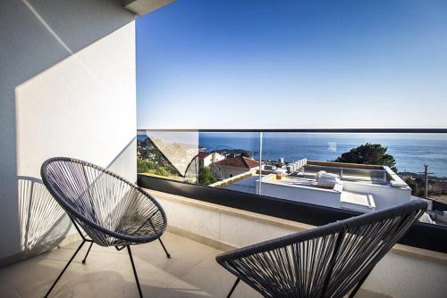New Mountainside Villa w Pool + Stunning Sea View - Accommodation - Makarska
