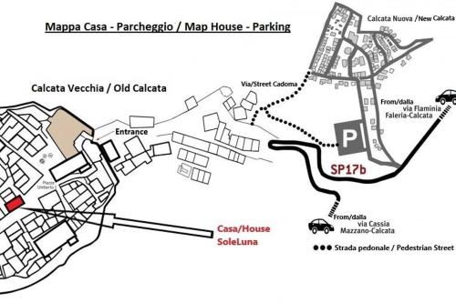  Casa SoleLuna in Calcata
