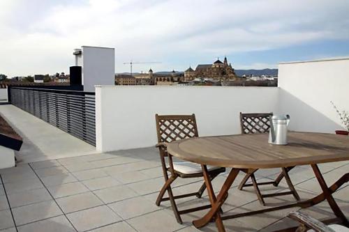 陽台/露台, 圖里斯提科卡里法爾公寓 (Apartamentos Turisticos Cordoba Califal) in 科爾多瓦市