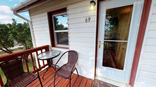 ระเบียง/ชานเรือน, Hot Tub, Kokopelli Kabyn, Cute and Cozy! in แบลนด์ดิง (ยูทาห์)