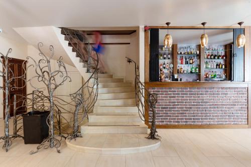 ห้องส่วนกลางสำหรับนั่งเล่น/ดูทีวี, Carparosa Hotel in โปลยานึตสยา