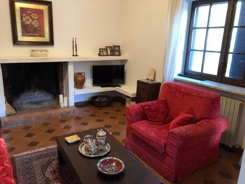 Shared lounge/TV area, Villa Palmina in Castelnuovo Parano