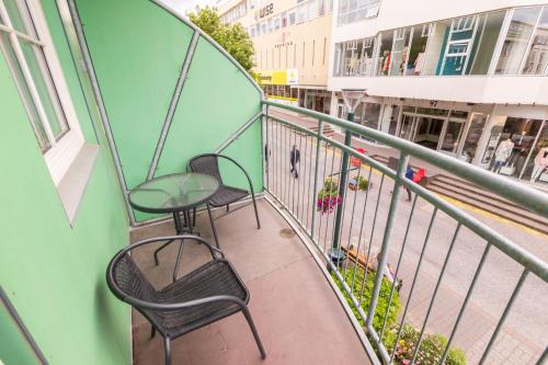 陽台/露台, Saga Apartments Akureyri in 阿庫雷裡城市中心