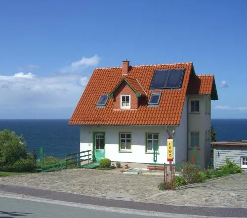 Über dem Meer in Lohme, Deutschland