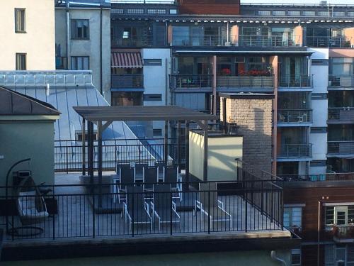 Balcony/terrace, Top Apartments Helsinki - Alppila near Linnanmaki Amusement Park