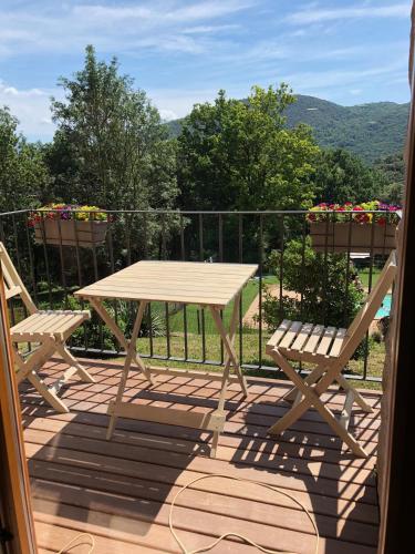 Erkély/terasz, Mas Molera Turisme Rural in Sant Joan Les Fonts