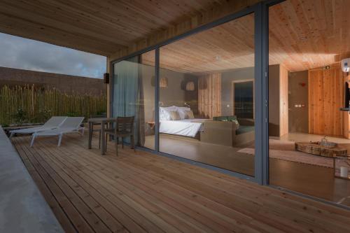 ระเบียง/ชานเรือน, Santa Bárbara Eco-Beach Resort in ริเบรา กรานเด