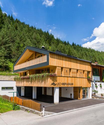 Lechrefugium Ferienwohnungen am Lechweg & Lechradweg in Steeg, Österreich