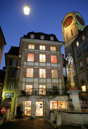 Le Café-Hôtel de L'Aubier - Hotel - Neuchâtel