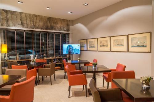 Skupni salon/TV območje, Galini Hotel in Itea