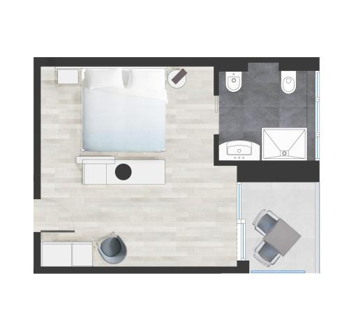 Hesperia Hotel & Residence Room Type - King Room with Sea View