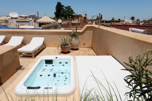 Suite, jacuzzi, terrasse