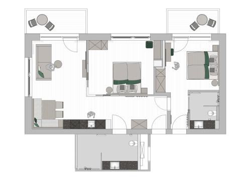 Two-Bedroom Apartment