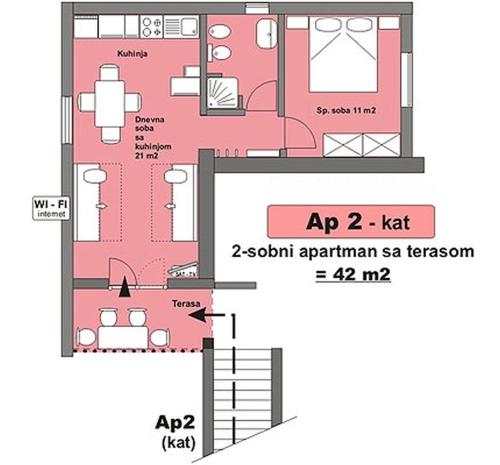  Apartments Selce 4455, Unterkunft in Selce