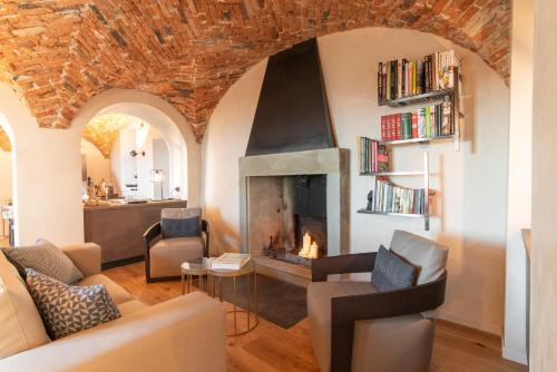 Közös társalgó / TV, Relais San Vigilio al Castello in Bergamo Külváros
