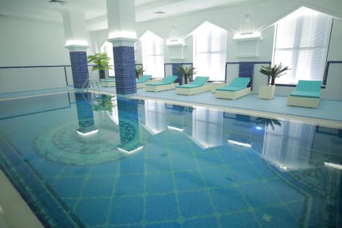 Swimming pool, Sultan Palace Hotel in Atyrau