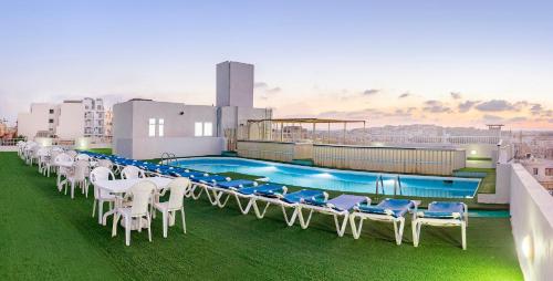 Uitzicht, Cerviola Hotel in Marsascala