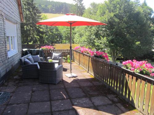 Balcony/terrace, Pension Haus zur Orke in Elkeringhausen