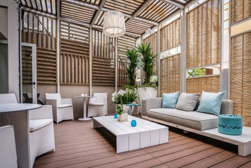 ระเบียง/ชานเรือน, Hotel Pirineos Figueres by Pierre & Vacances in ฟิกูเรส