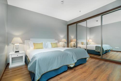 1 double bed, 1 sofa bed