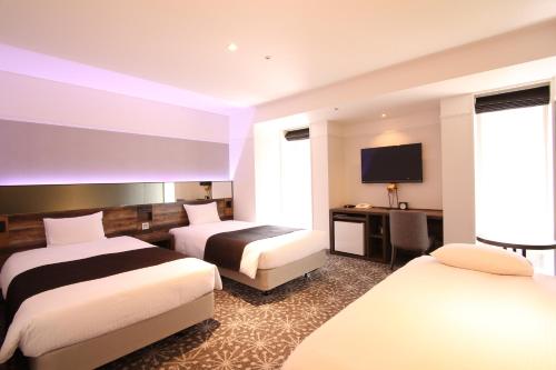 Quintessa Hotel Sapporo Room Type - Deluxe Twin Room with Sofa Bed - Non-Smoking