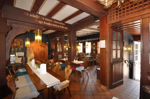 餐廳, Hotel Schmuckkästchen (Hotel Schmuckkastchen) in 米爾滕貝格