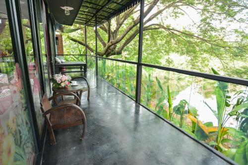 Balcony/terrace, bedvilla chiangrai in Rim Kok