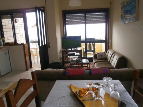 ระเบียง/ชานเรือน, Sea Sight Apartment in วิลลา โด คอนเด