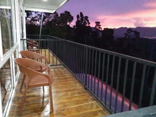 Balkon/Terrasse, Hotel Olinka in Haputale