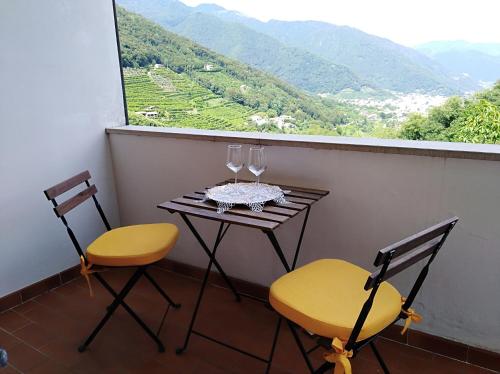 Aussicht, Bed and Breakfast Isabella in Miane