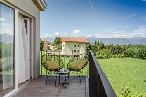 Erkély/terasz, B&B Lupo in Cavareno