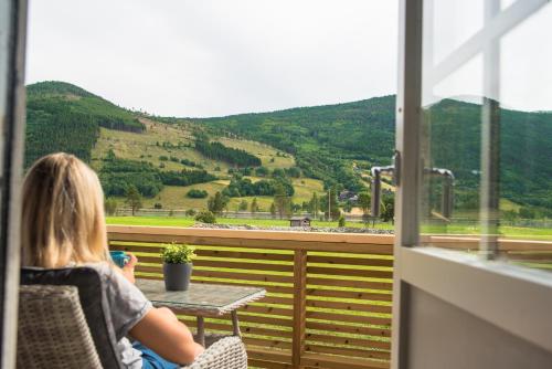 ระเบียง/ชานเรือน, Vågåvatnet Feriesenter (Vagavatnet Feriesenter) in ดอมบัส