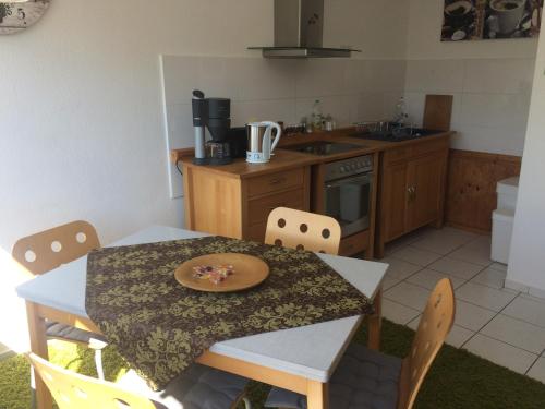 廚房, Ferienwohnung Globetrotter in 霍斯特馬爾