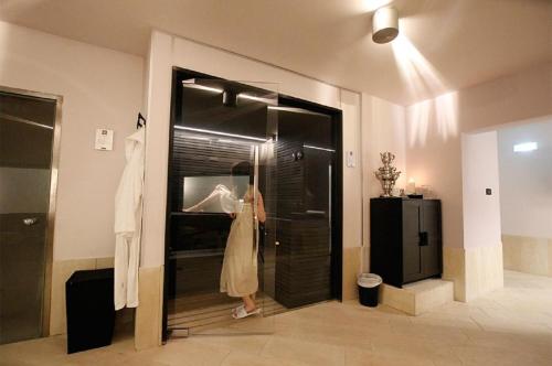 Sauna, Style Hotel Grifone in Palu