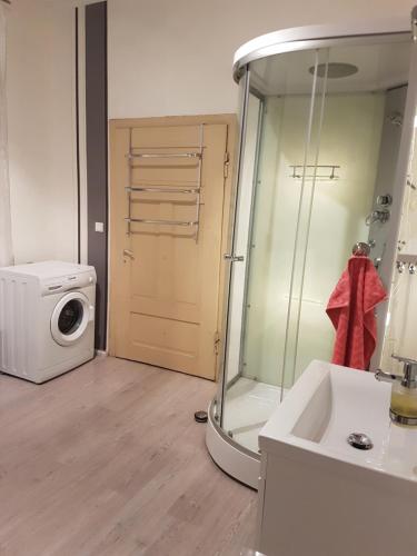 淋浴間, Ferienwohnung in Diehlo in 艾森許滕施塔特