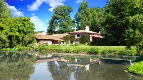 Splendide Moulin prive, Piscine chauffee, lac, parc centenaire arbore, ruisseau