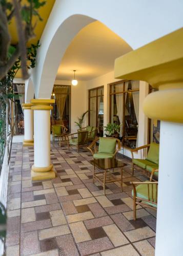 Rõdu/terrass, Hosteria Suiza in Ica