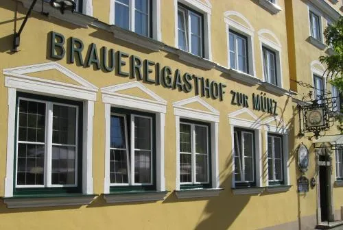 Brauereigasthof zur Münz seit 1586 in Günzburg, Deutschland