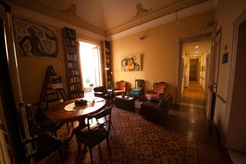 sala de TV, Casa Verdi - House of Travelers in Catania